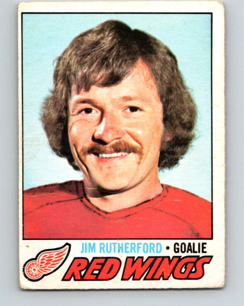 1977-78 O-Pee-Chee #239 Jim Rutherford  Detroit Red Wings  V14637