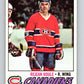 1977-78 O-Pee-Chee #241 Rejean Houle  Montreal Canadiens  V14652