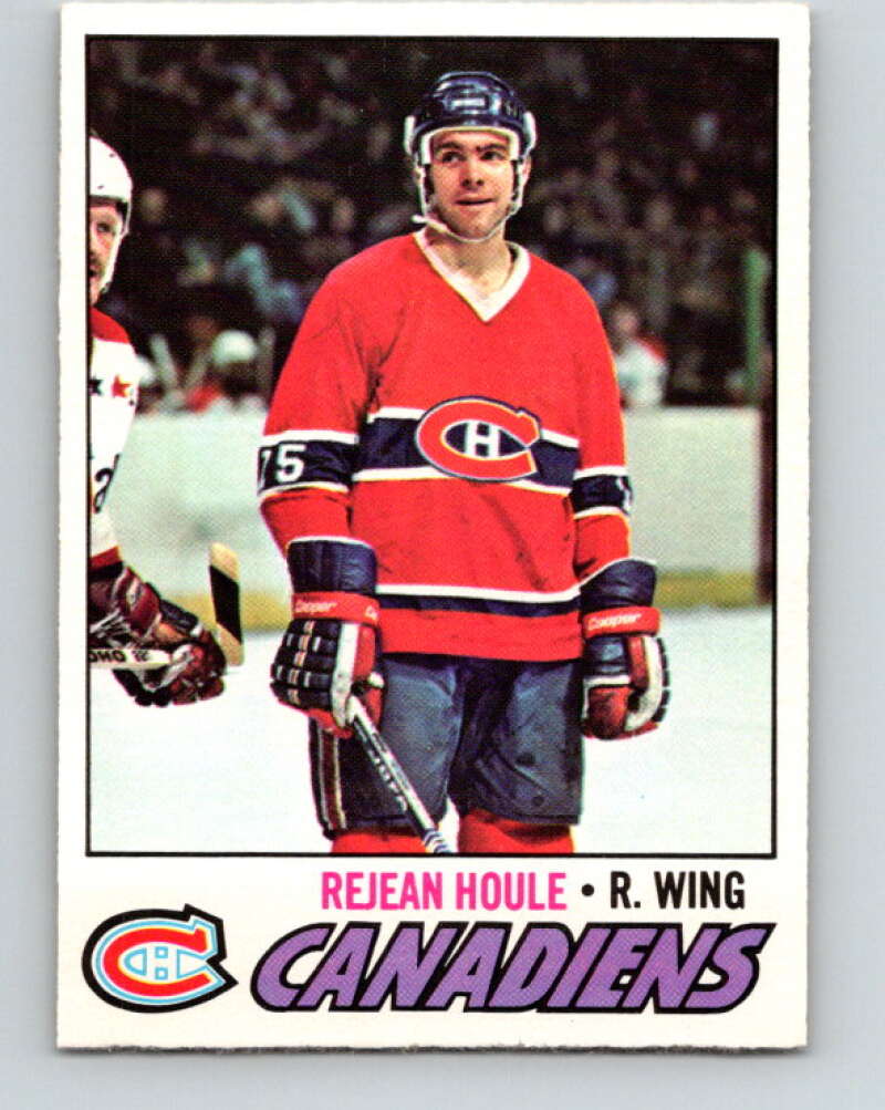 1977-78 O-Pee-Chee #241 Rejean Houle  Montreal Canadiens  V14652