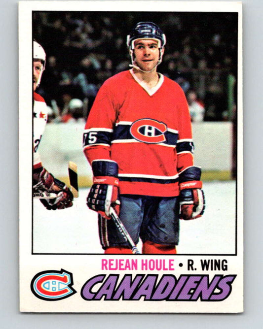 1977-78 O-Pee-Chee #241 Rejean Houle  Montreal Canadiens  V14655