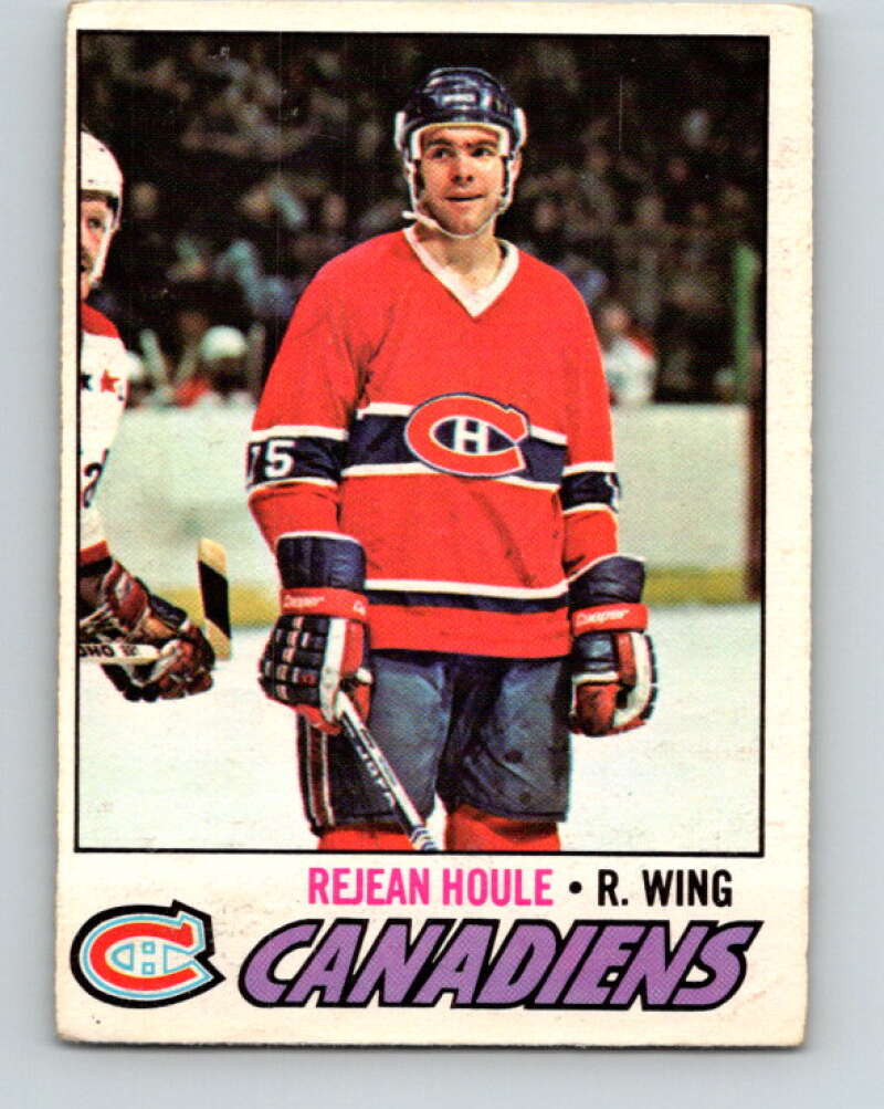 1977-78 O-Pee-Chee #241 Rejean Houle  Montreal Canadiens  V14658
