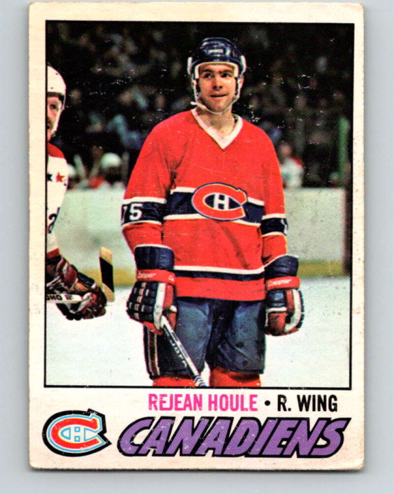 1977-78 O-Pee-Chee #241 Rejean Houle  Montreal Canadiens  V14660