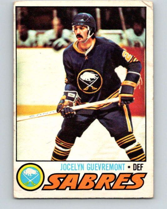 1977-78 O-Pee-Chee #242 Jocelyn Guevremont  Buffalo Sabres  V14665