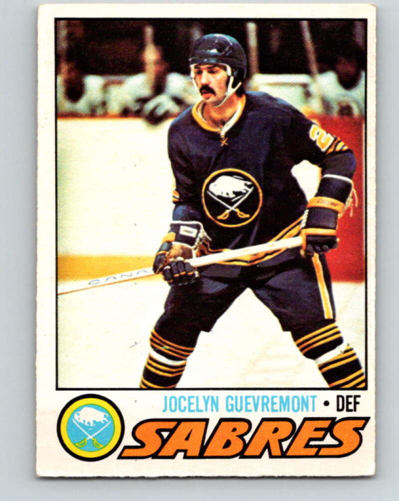 1977-78 O-Pee-Chee #242 Jocelyn Guevremont  Buffalo Sabres  V14666