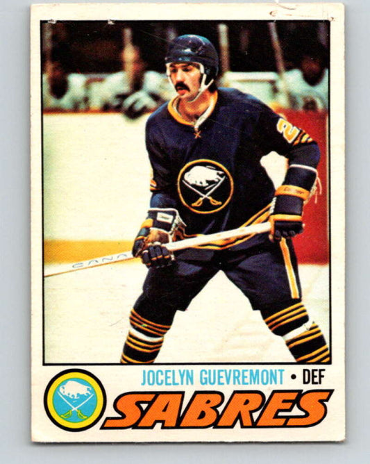 1977-78 O-Pee-Chee #242 Jocelyn Guevremont  Buffalo Sabres  V14668