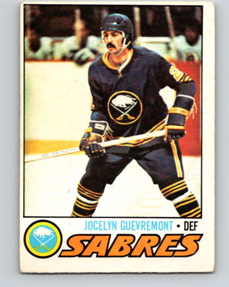 1977-78 O-Pee-Chee #242 Jocelyn Guevremont  Buffalo Sabres  V14669