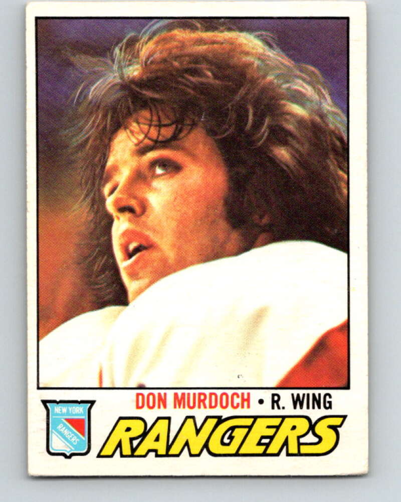 1977-78 O-Pee-Chee #244 Don Murdoch  RC Rookie New York Rangers  V14679