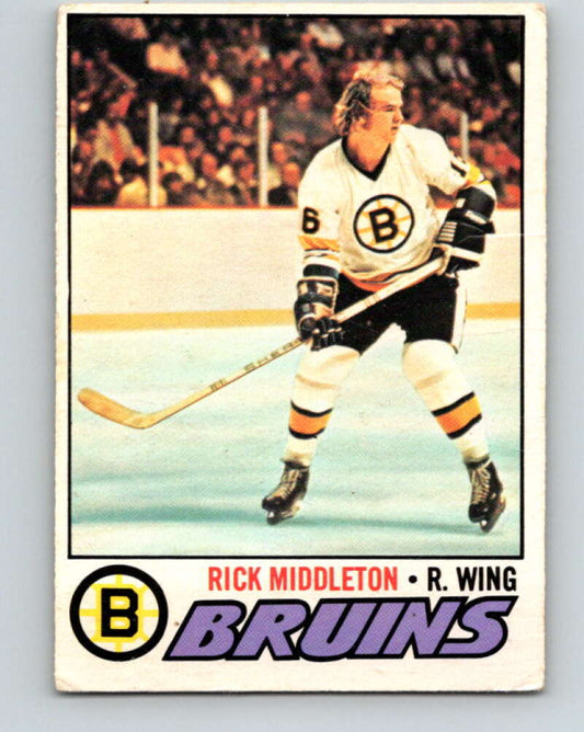 1977-78 O-Pee-Chee #246 Rick Middleton  Boston Bruins  V14690