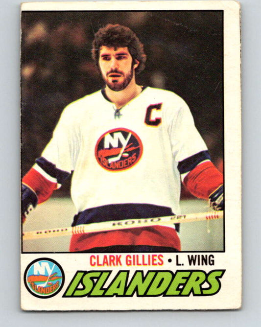 1977-78 O-Pee-Chee #250 Clark Gillies  New York Islanders  V14716