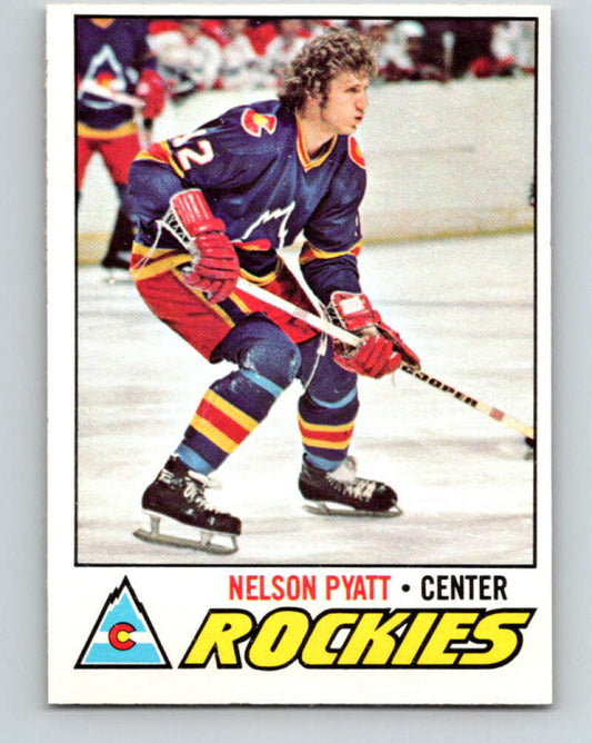 1977-78 O-Pee-Chee #252 Nelson Pyatt  Colorado Rockies  V14734