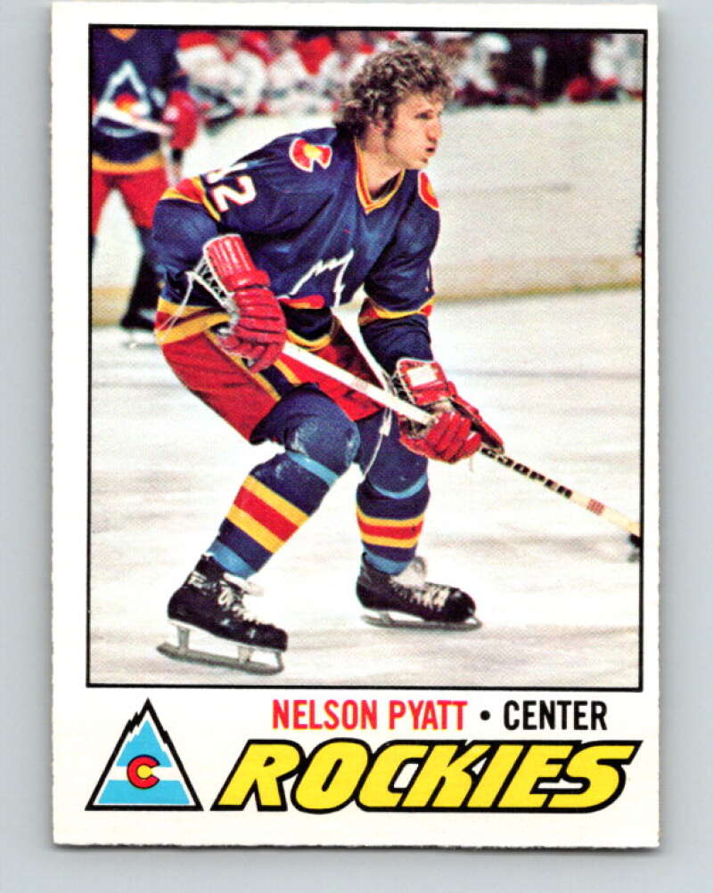 1977-78 O-Pee-Chee #252 Nelson Pyatt  Colorado Rockies  V14735