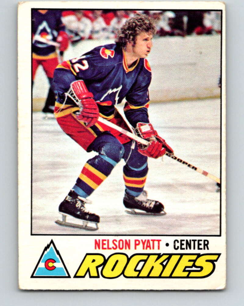 1977-78 O-Pee-Chee #252 Nelson Pyatt  Colorado Rockies  V14737