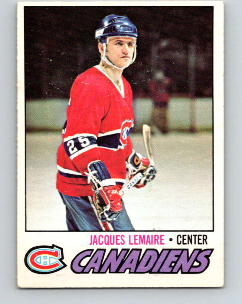 1977-78 O-Pee-Chee #254 Jacques Lemaire  Montreal Canadiens  V14743