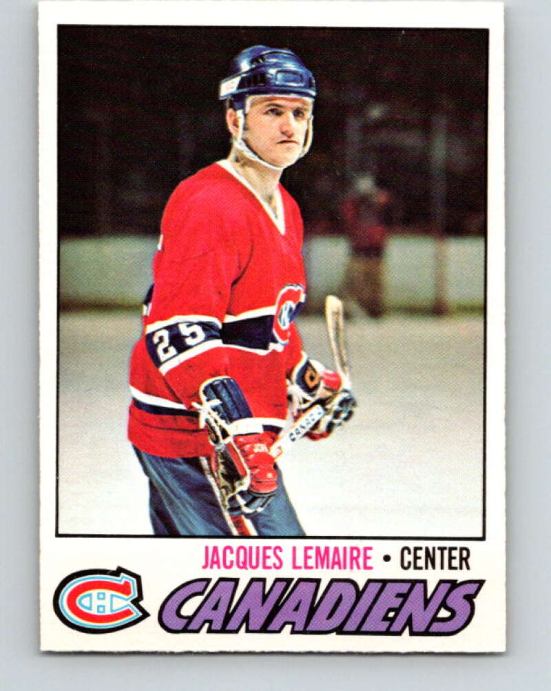 1977-78 O-Pee-Chee #254 Jacques Lemaire  Montreal Canadiens  V14744