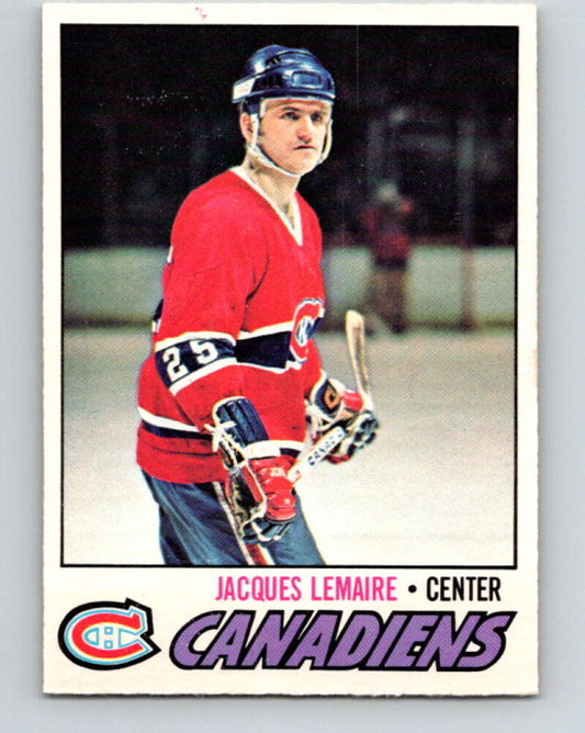 1977-78 O-Pee-Chee #254 Jacques Lemaire  Montreal Canadiens  V14745