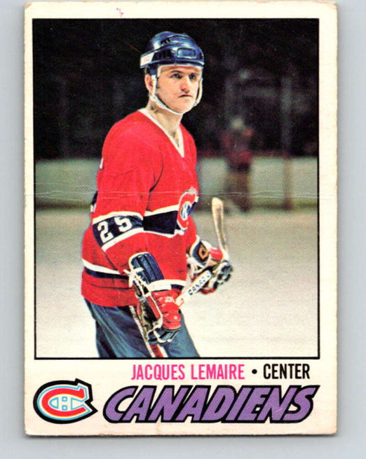 1977-78 O-Pee-Chee #254 Jacques Lemaire  Montreal Canadiens  V14748