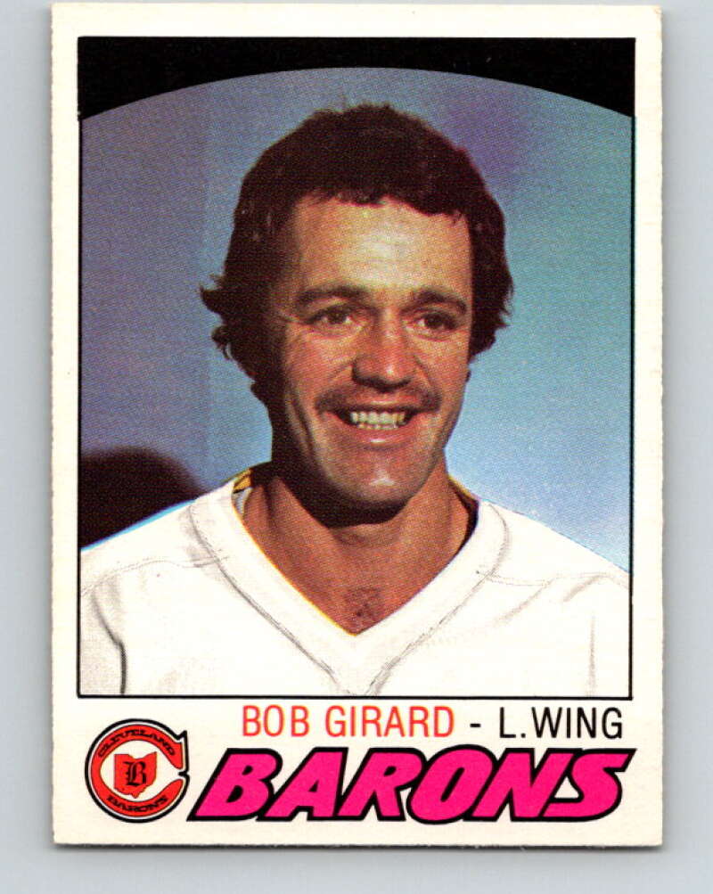 1977-78 O-Pee-Chee #255 Bob Girard  Cleveland Barons  V14750