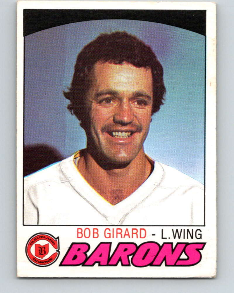 1977-78 O-Pee-Chee #255 Bob Girard  Cleveland Barons  V14751