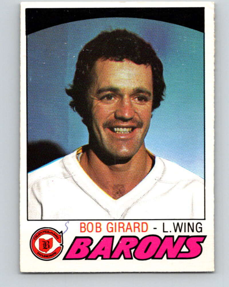 1977-78 O-Pee-Chee #255 Bob Girard  Cleveland Barons  V14752