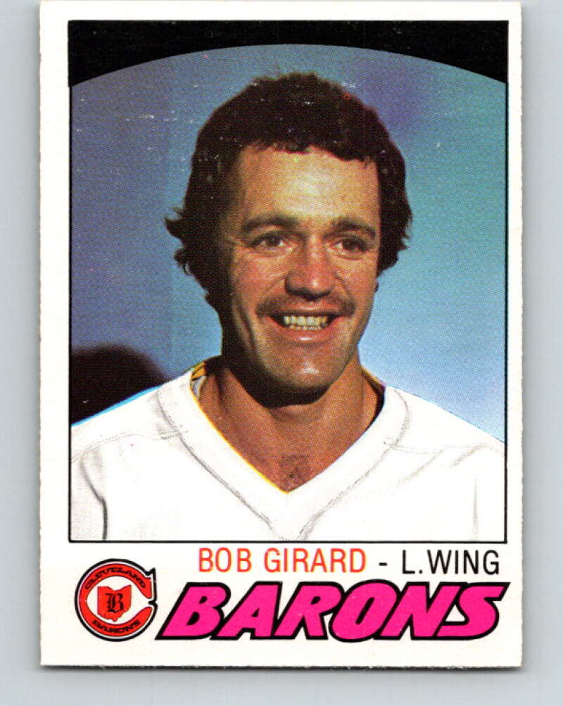 1977-78 O-Pee-Chee #255 Bob Girard  Cleveland Barons  V14753