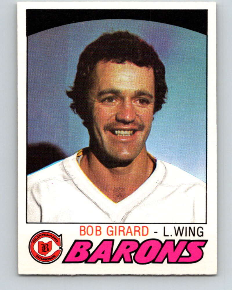 1977-78 O-Pee-Chee #255 Bob Girard  Cleveland Barons  V14754