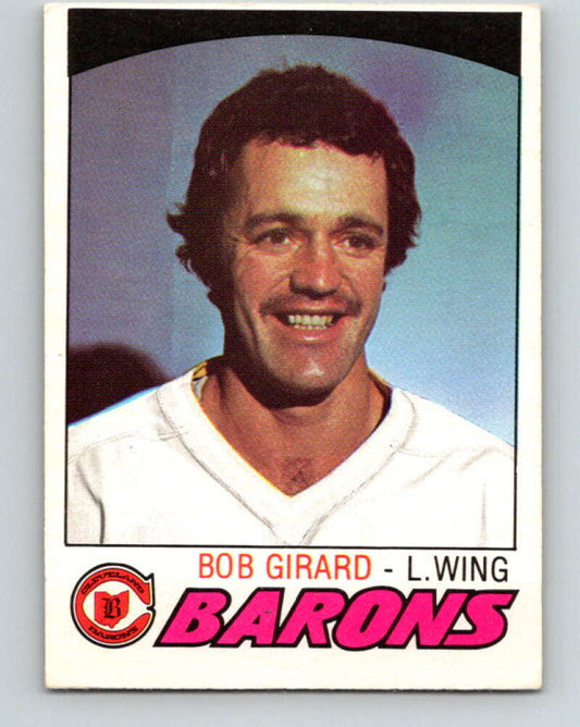 1977-78 O-Pee-Chee #255 Bob Girard  Cleveland Barons  V14757