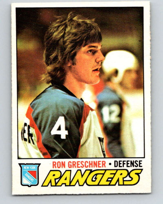 1977-78 O-Pee-Chee #256 Ron Greschner  New York Rangers  V14762