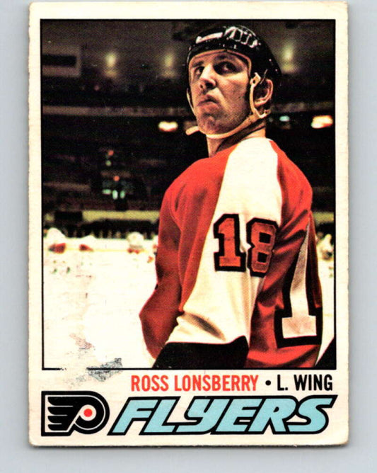 1977-78 O-Pee-Chee #257 Ross Lonsberry  Philadelphia Flyers  V14770
