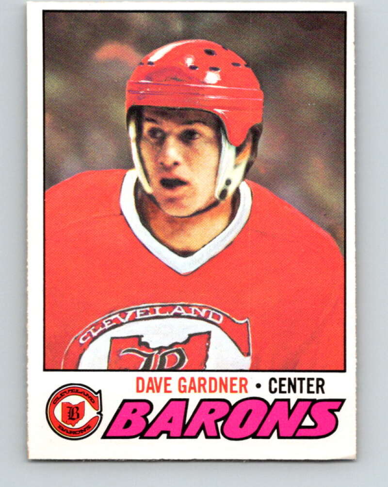 1977-78 O-Pee-Chee #258 Dave Gardner  Cleveland Barons  V14774