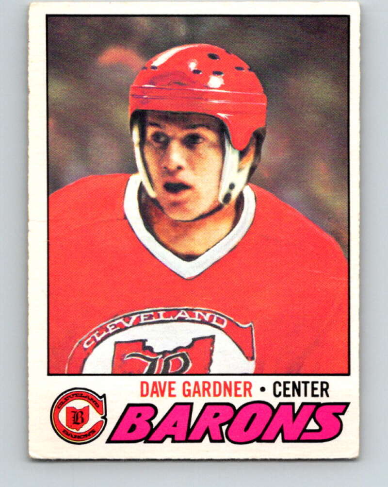 1977-78 O-Pee-Chee #258 Dave Gardner  Cleveland Barons  V14776