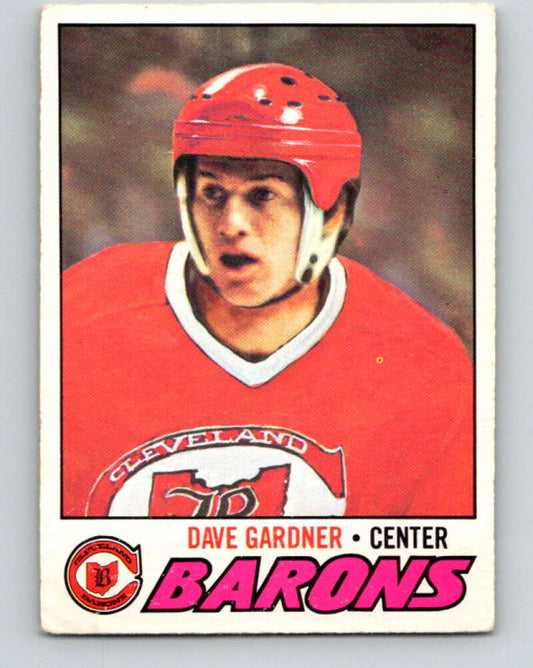 1977-78 O-Pee-Chee #258 Dave Gardner  Cleveland Barons  V14777