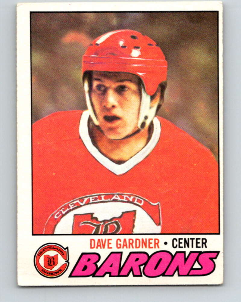 1977-78 O-Pee-Chee #258 Dave Gardner  Cleveland Barons  V14778