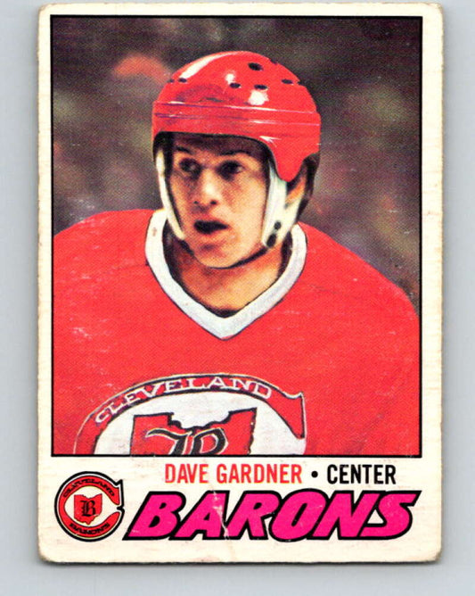 1977-78 O-Pee-Chee #258 Dave Gardner  Cleveland Barons  V14780