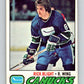 1977-78 O-Pee-Chee #259 Rick Blight  Vancouver Canucks  V14781