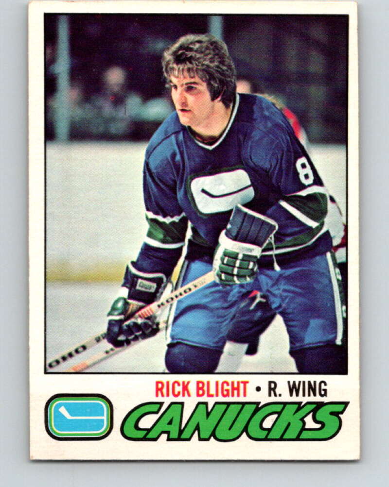1977-78 O-Pee-Chee #259 Rick Blight  Vancouver Canucks  V14781