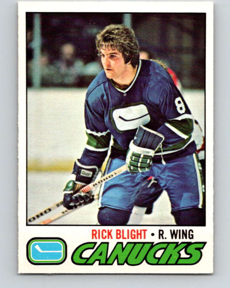 1977-78 O-Pee-Chee #259 Rick Blight  Vancouver Canucks  V14783