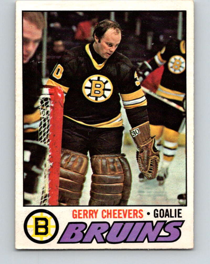 1977-78 O-Pee-Chee #260 Gerry Cheevers  Boston Bruins  V14787