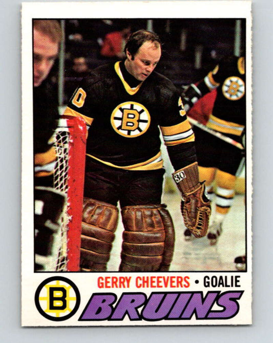 1977-78 O-Pee-Chee #260 Gerry Cheevers  Boston Bruins  V14789
