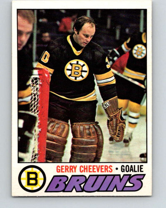 1977-78 O-Pee-Chee #260 Gerry Cheevers  Boston Bruins  V14790