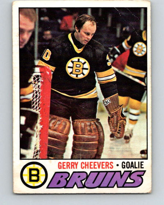 1977-78 O-Pee-Chee #260 Gerry Cheevers  Boston Bruins  V14792