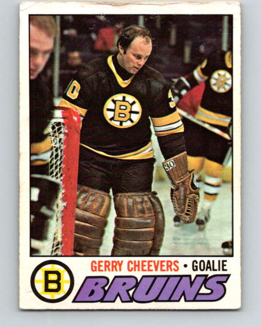 1977-78 O-Pee-Chee #260 Gerry Cheevers  Boston Bruins  V14793