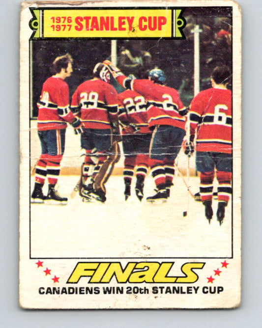 1977-78 O-Pee-Chee #264 Stanley Cup  Montreal Canadiens  V14812