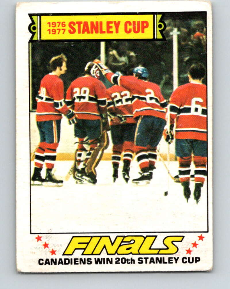 1977-78 O-Pee-Chee #264 Stanley Cup  Montreal Canadiens  V14814