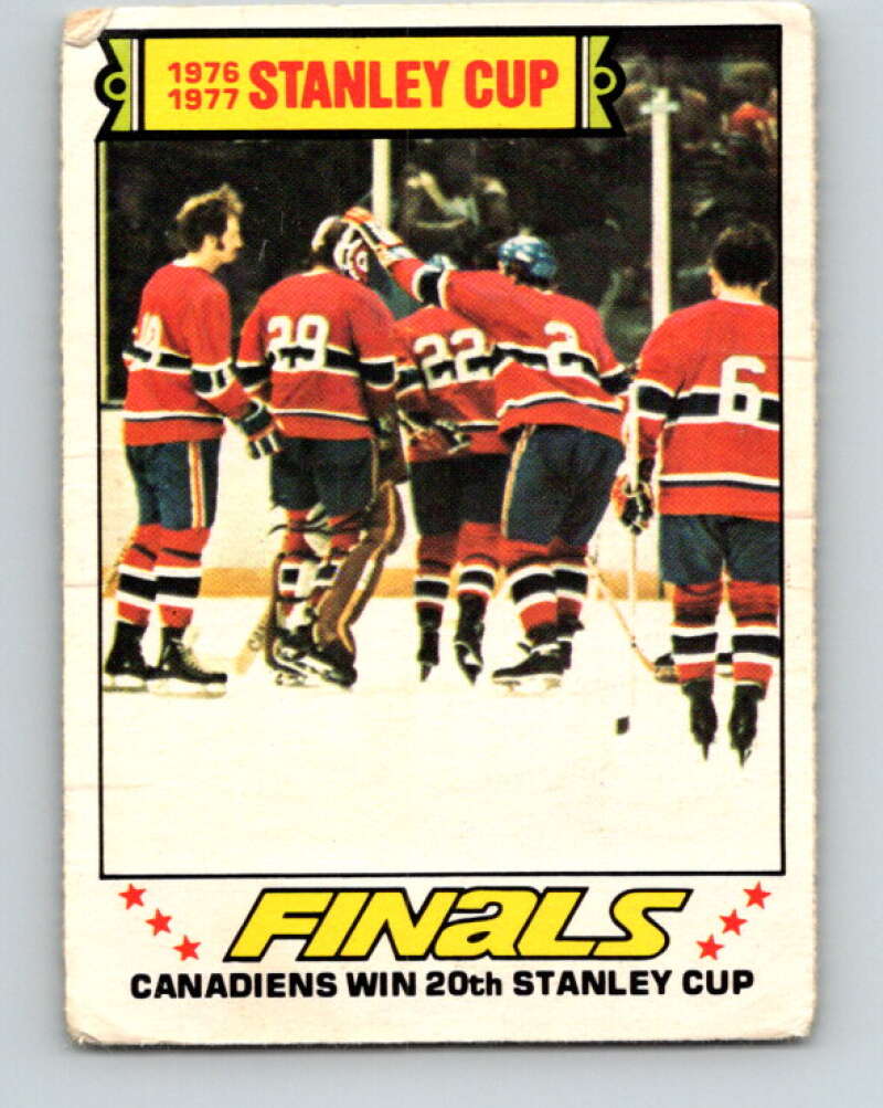 1977-78 O-Pee-Chee #264 Stanley Cup  Montreal Canadiens  V14815