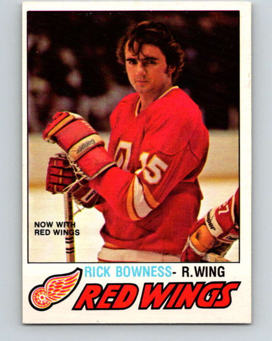 1977-78 O-Pee-Chee #265 Rick Bowness  RC Rookie Detroit Red Wings  V14817