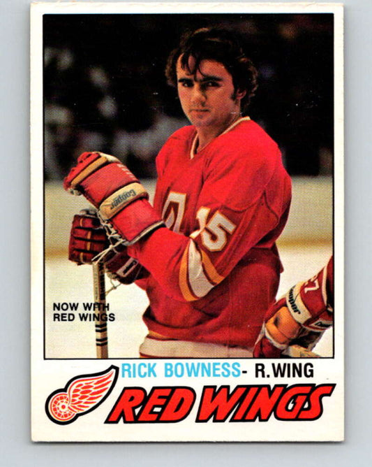 1977-78 O-Pee-Chee #265 Rick Bowness  RC Rookie Detroit Red Wings  V14820