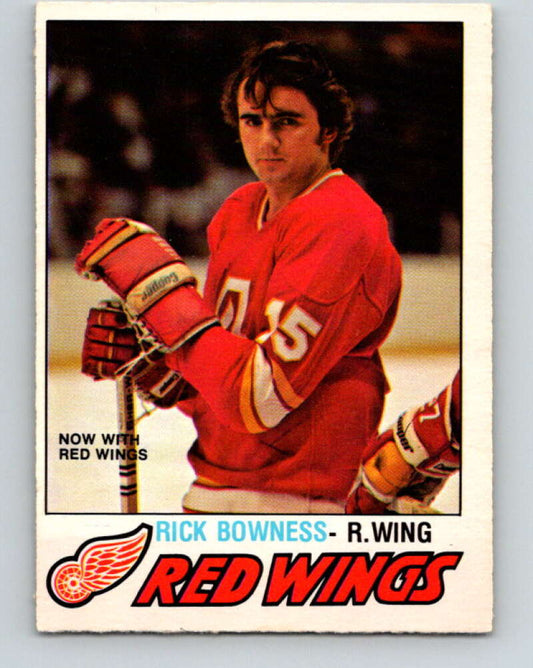1977-78 O-Pee-Chee #265 Rick Bowness  RC Rookie Detroit Red Wings  V14821