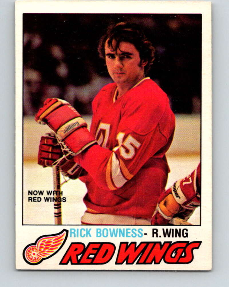 1977-78 O-Pee-Chee #265 Rick Bowness  RC Rookie Detroit Red Wings  V14822