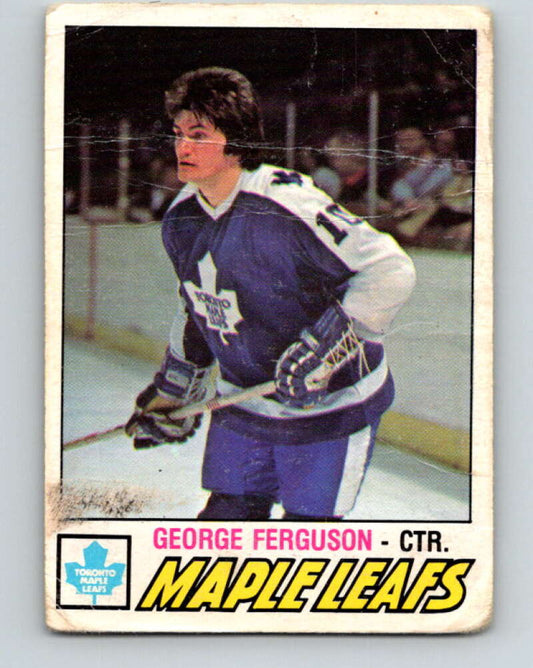 1977-78 O-Pee-Chee #266 George Ferguson  Toronto Maple Leafs  V14830