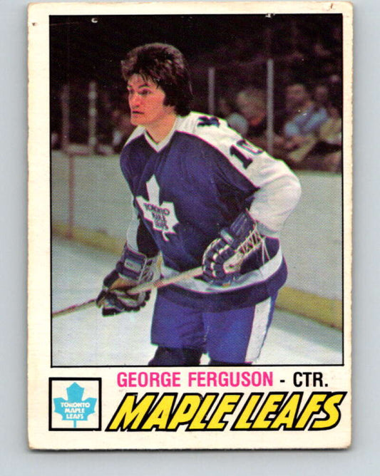 1977-78 O-Pee-Chee #266 George Ferguson  Toronto Maple Leafs  V14832
